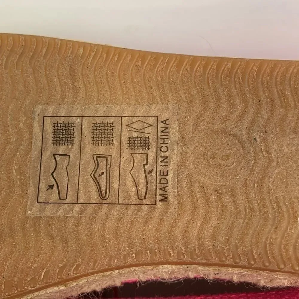 Soludos pink canvas